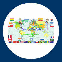 Around The World Concert stickers