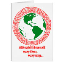 around the world greeting cards