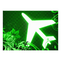 around the world : hi-fi plane personalized invites