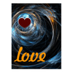 Around the World Love Postcard