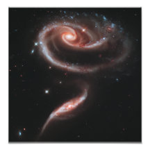 Arp 273 Galaxy Pair (Hubble Telescope) Photo Print