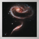 Arp 273 Interacting Galaxies (Hubble Telescope) Poster