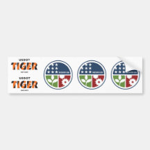 ARRA TIGER Recovery/Stimulus 2.5" Stickers (5) Bumper Stickers