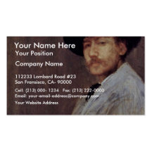 Arrangement In Grey Portrait Of The Artist (Selfpo Business Cards