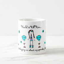 ARRÊT de WIKH Ser#53 ME BRANCHANT sur table d'écou Mug À Café