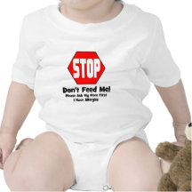 Arrêt !  Ne m'alimentez pas !  J'ai des allergies T-shirt