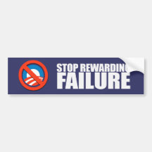 ARRÊTEZ l'ÉCHEC REWARDING Bumpersticker Adhésifs Pour Voiture