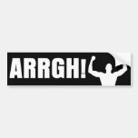 ARRGH ! AUTOCOLLANT POUR VOITURE