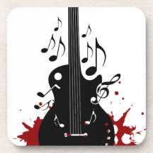 Arrière - plan abstrait de musique dessous-de-verre