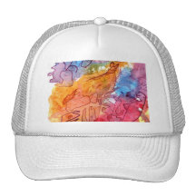 Arrière - plan bleu d'abrégé sur couleur pour aqua casquette