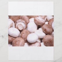 Arrière - plan de champignon tract personnalisé