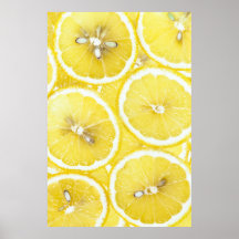 Arrière - plan de citron posters