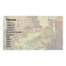 Arrival In Seeshaupt By Spitzweg, Carl Business Cards
