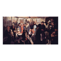 Arrival Of The Spell On The Village Wedding By Max Personalized Photo Card