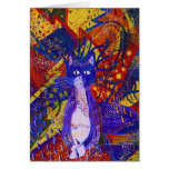 Arriving - Fun Party in Red, Yellow & Blue Greeting Cards