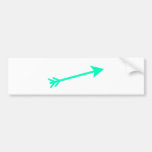 Arrow Cyan 15deg The MUSEUM Zazzle Gifts Bumper Stickers