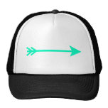 Arrow Cyan Straight The MUSEUM Zazzle Gifts Hat