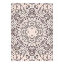 Arrow Diagrams Steampunk Mandala Invitations