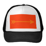 Arrow Orange Straight The MUSEUM Zazzle Gifts Hats