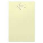 Arrow Pointing Left. Gray and Cream. Stationery Design