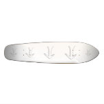 Arrow Pointing to the Right, Grey. Custom Skateboard