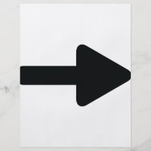 arrow right icon black flyer
