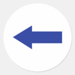 Arrow Round Sticker