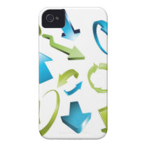 Arrows icons iphone 4 case