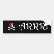 ARRR! BUMPER STICKERS