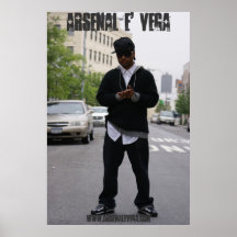 Arsenal E' Vega's Offical Fan Shirts & Posters