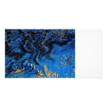 Art Abstract 3D Personalised Photo Card