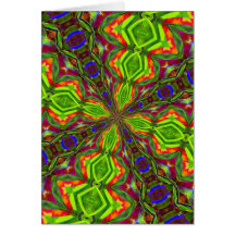 ART ABSTRAIT CARTE DE VŒUX