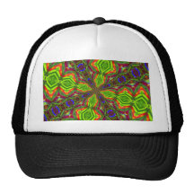 ART ABSTRAIT CASQUETTE DE CAMIONNEUR