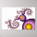 art abstrait de fractale (120) poster