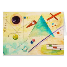 Art abstrait de Kandinsky Cartes De Vœux