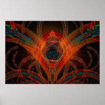 Art abstrait de Vader Digital brillant Posters