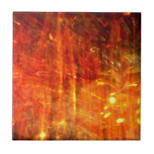 art abstrait du feu d'automne carreau en céramique