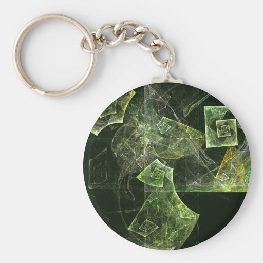 Art abstrait tordu Keychain d'équilibre Porte-clef