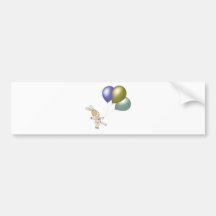 Art câlin mignon de jouet et de ballons autocollant pour voiture
