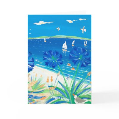 Art Card: Having a Dip, Pentle Bay by johndyergallery