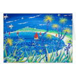 Art Card: Wiggly Palms and Agapanthus, Tresco