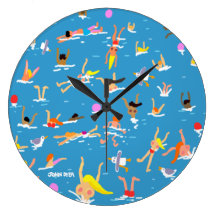 Art Clock: John Dyer Swimmers