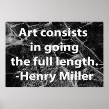 Art Consists in Going the Full Length Print