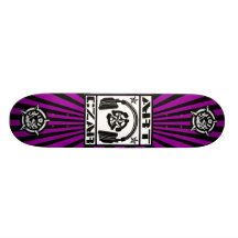 Art Czar - Audiophile #1 (Black Light) Skateboard