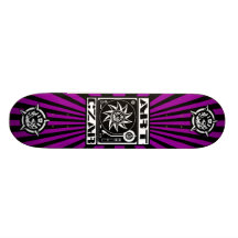 Art Czar - Audiophile #2 (Black Light) Skateboard