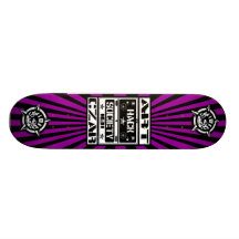 Art Czar - Hack Society (Black Light) - Skateboard