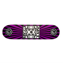 Art Czar Mars Needs Women 1 Black Light Skateboard