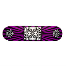 Art Czar Mars Needs Women 2 Black Light Skateboard
