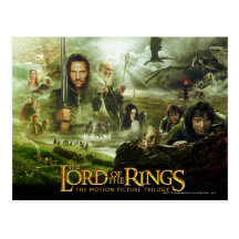 Art d'affiche de film de LOTR Carte Postale