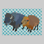 Art de bleu de Buffalo affiches